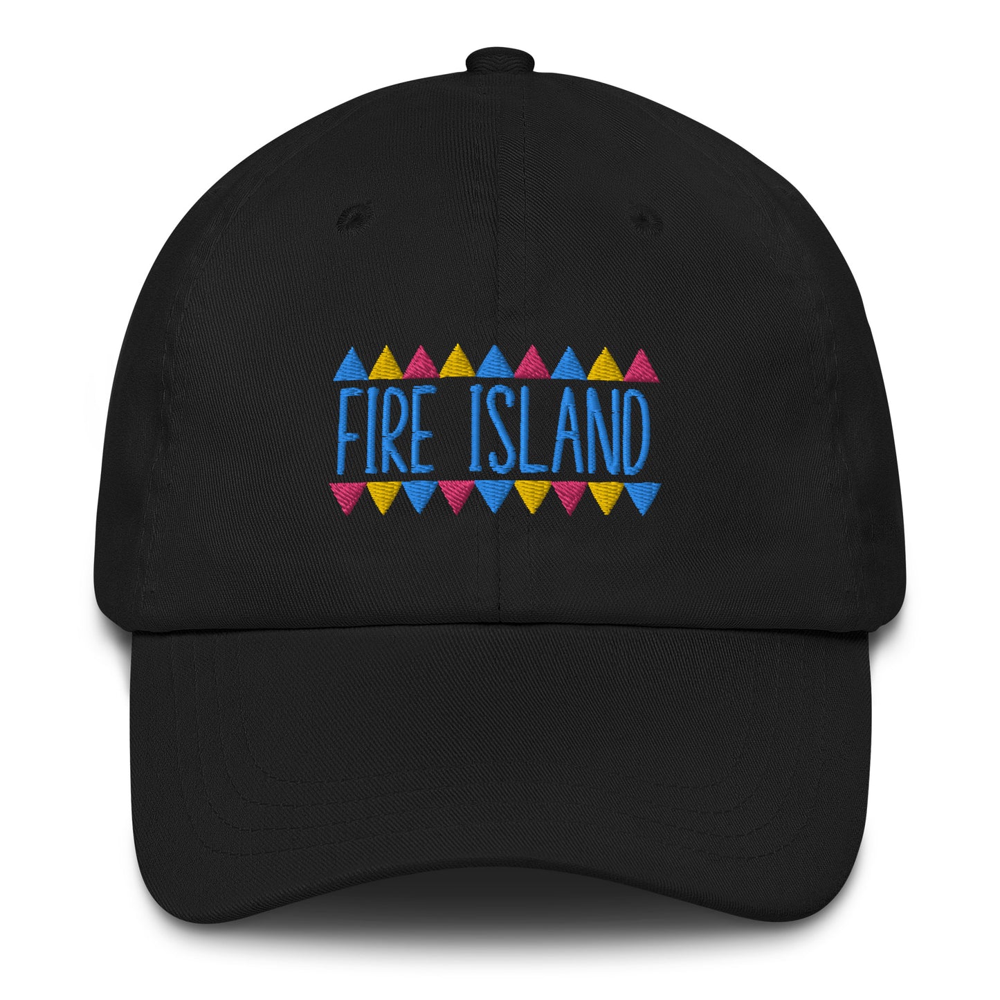 Fire Island Colorful Embroidered Dad hat