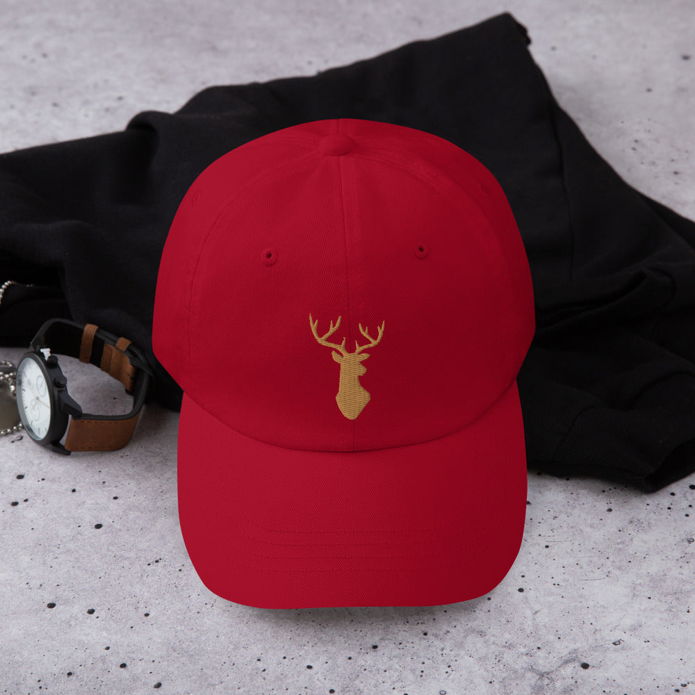 Deer Head Dad Hat - Custom Embroidery