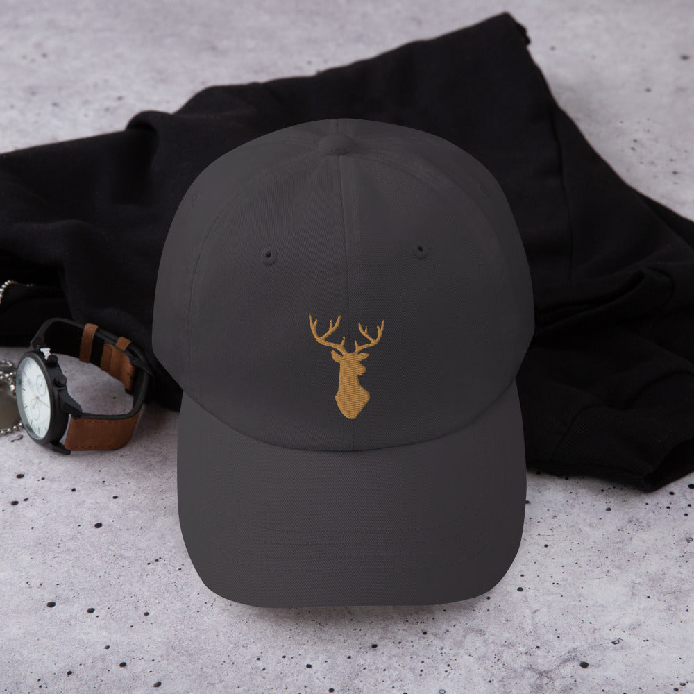 Deer Head Dad Hat - Custom Embroidery