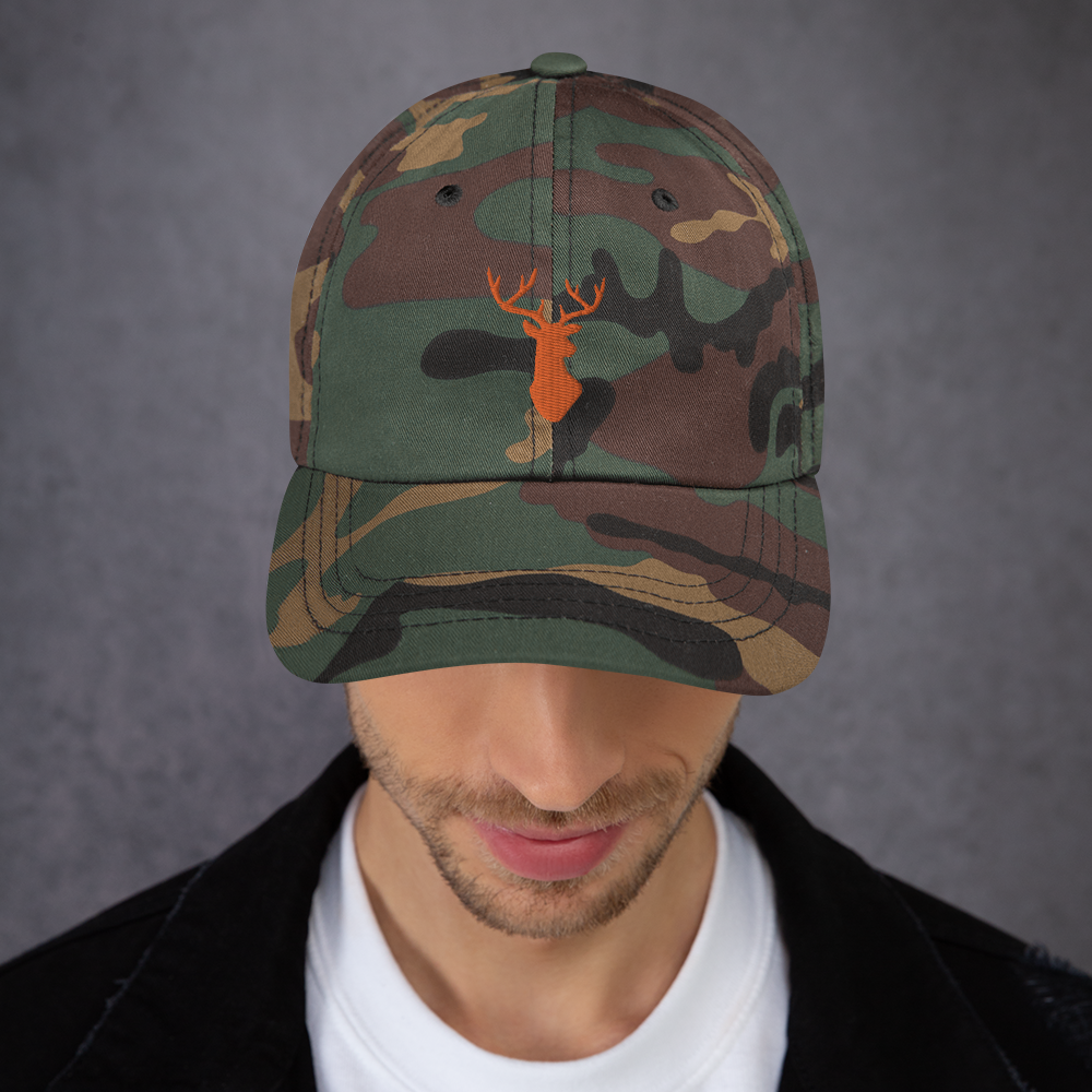 Deer Head Dad Hat - Custom Embroidery