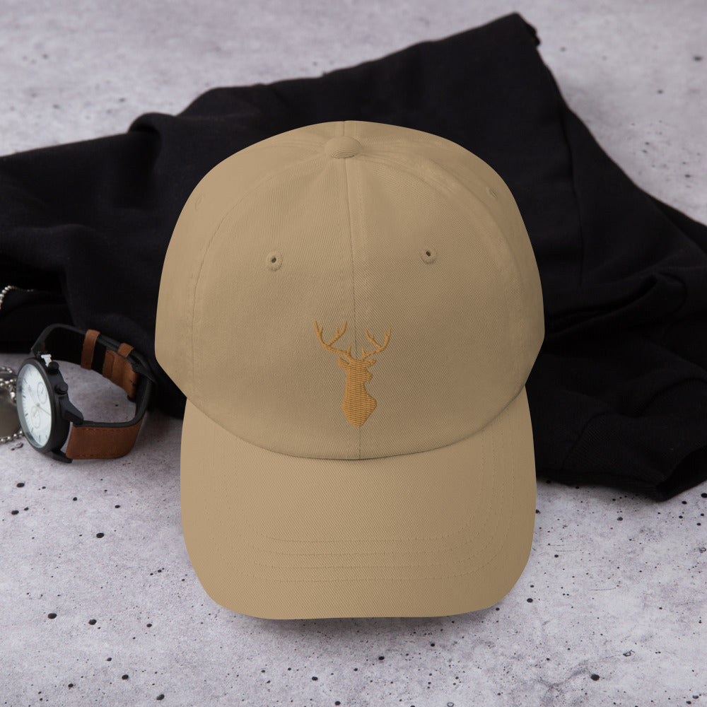 Deer Head Dad Hat - Custom Embroidery