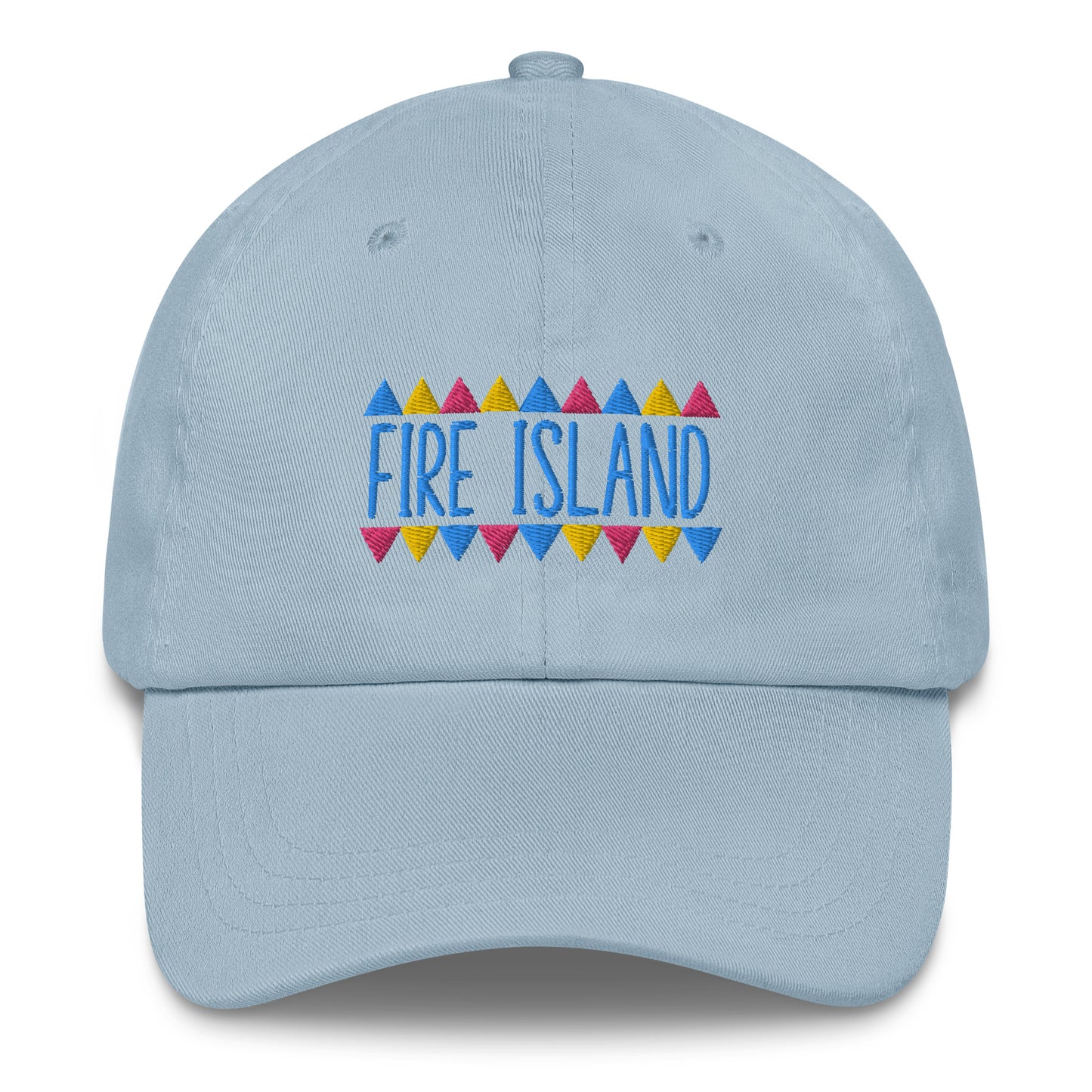 Fire Island Colorful Embroidered Dad hat