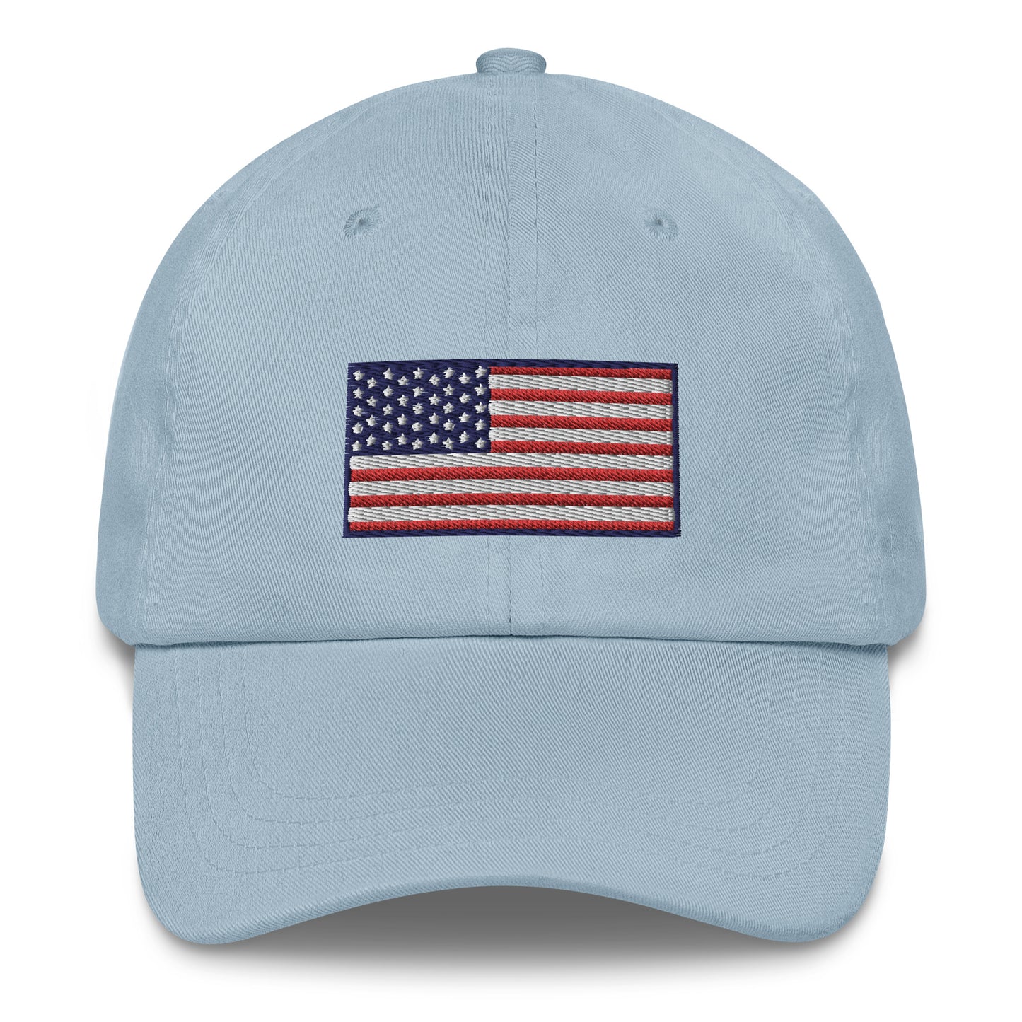 American Flag Embroidered Dad Hat