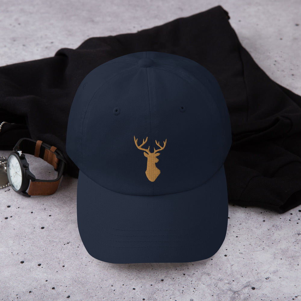 Deer Head Dad Hat - Custom Embroidery