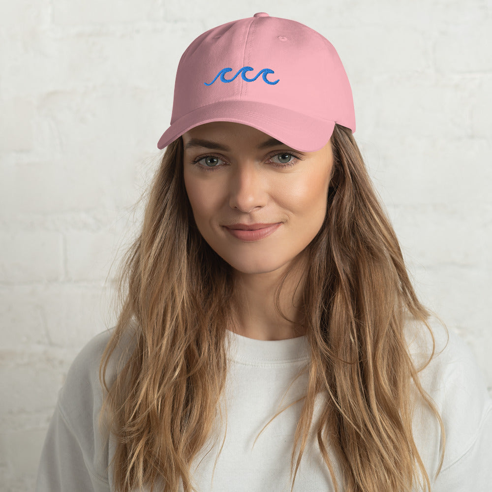 Ocean Waves Embroidered Dad Hat