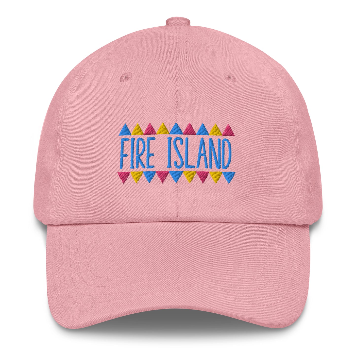 Fire Island Colorful Embroidered Dad hat