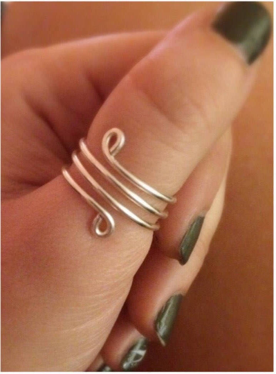 Wrap Around Sterling Silver Thumb Ring