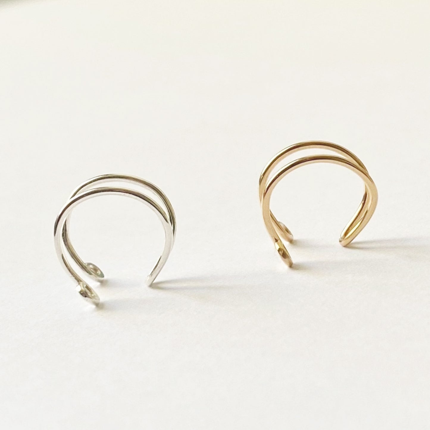 Double Hoop Conch Ear Cuff