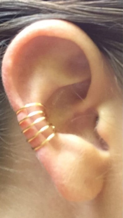 Multiple Hoops Conch Ear Cuff