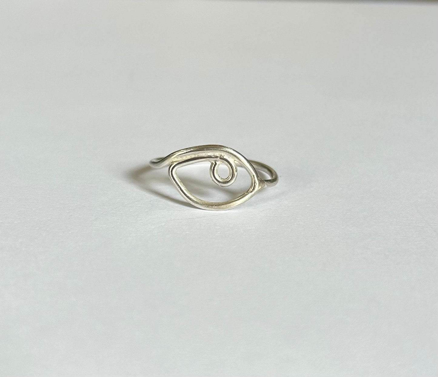 Eye Sterling Silver Ring