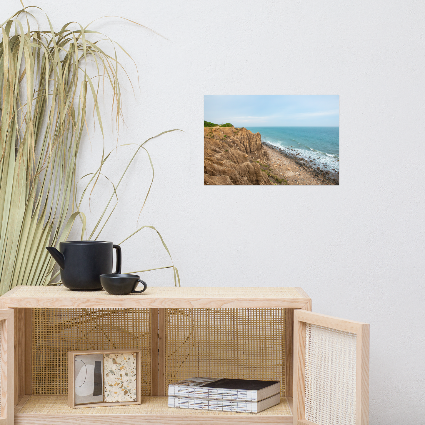 Montauk Bluff - Beach Photo Paper Poster