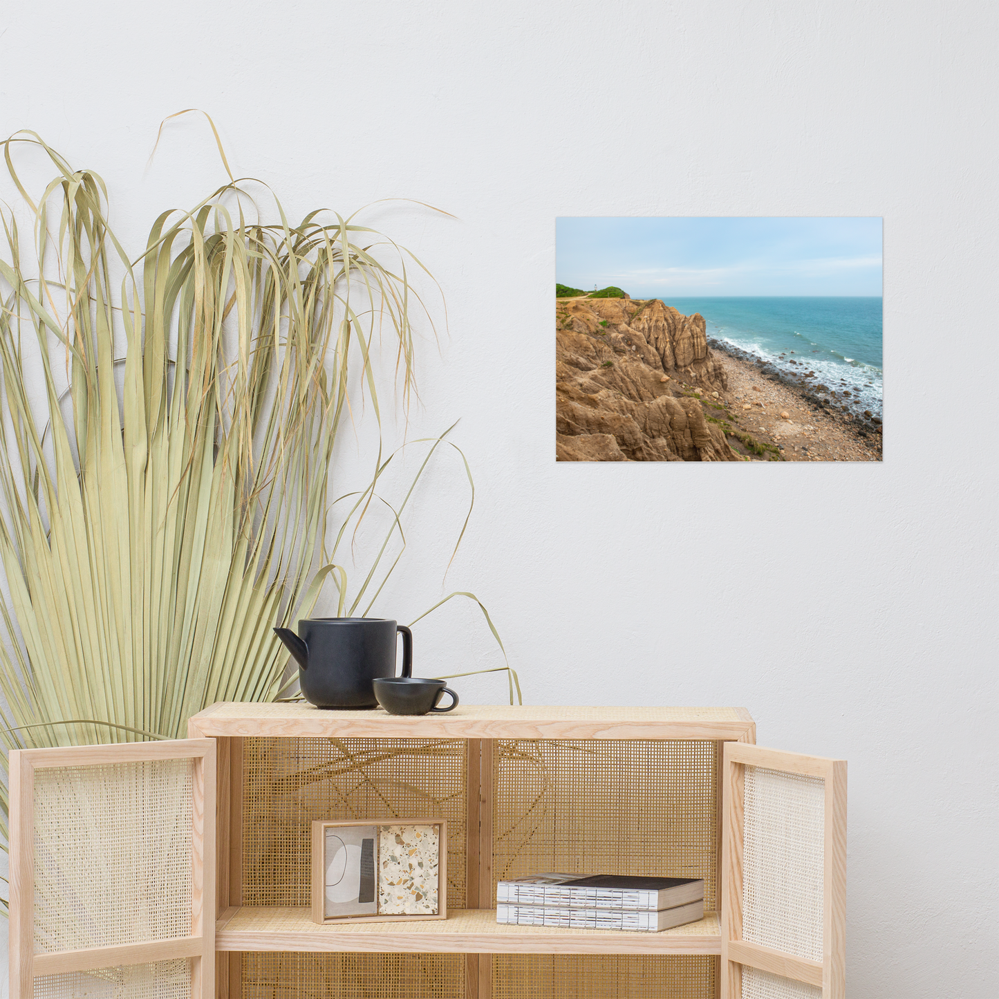 Montauk Bluff - Beach Photo Paper Poster