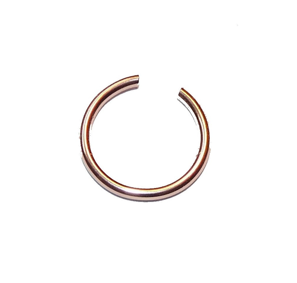 Single Hoop Ear Cuff Fake Piercing Hoop Earring