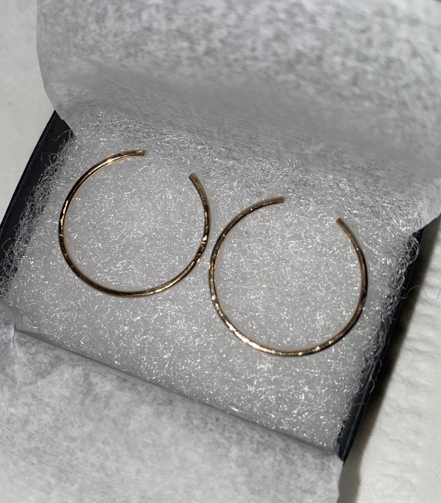 Open Hoop Earrings 14k Gold Filled