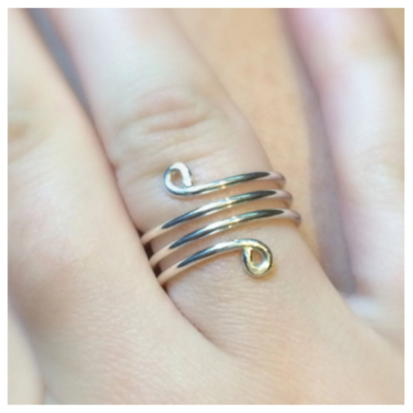 Wrap Around Sterling Silver Thumb Ring