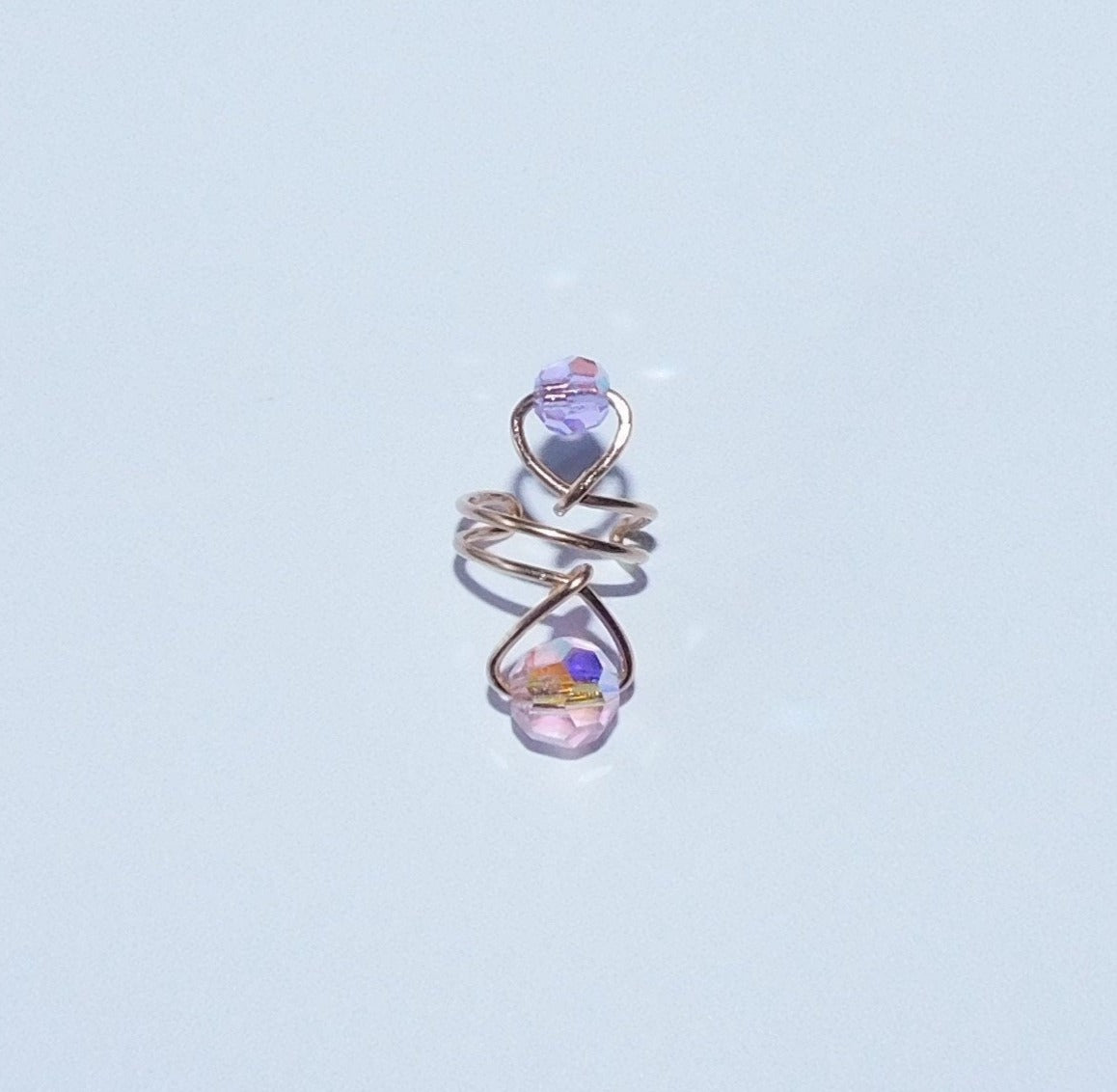 Swarovski Crystal Wire Wrapped Ear Cuff