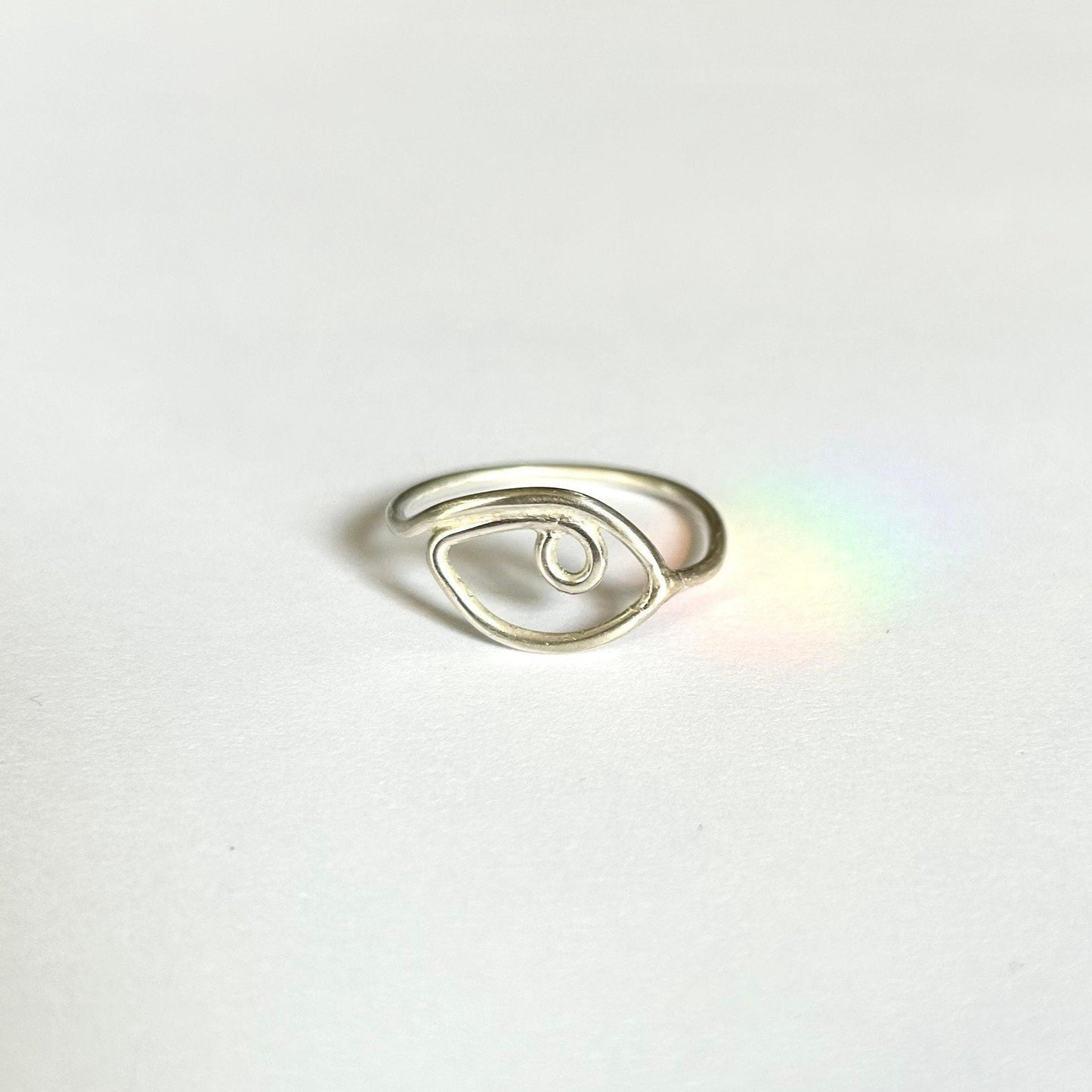 Eye Sterling Silver Ring