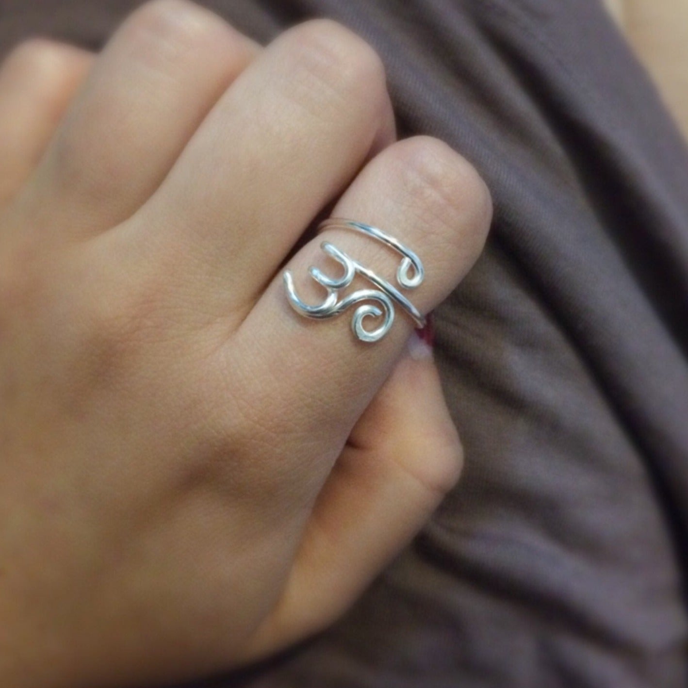 OM Symbol Ring