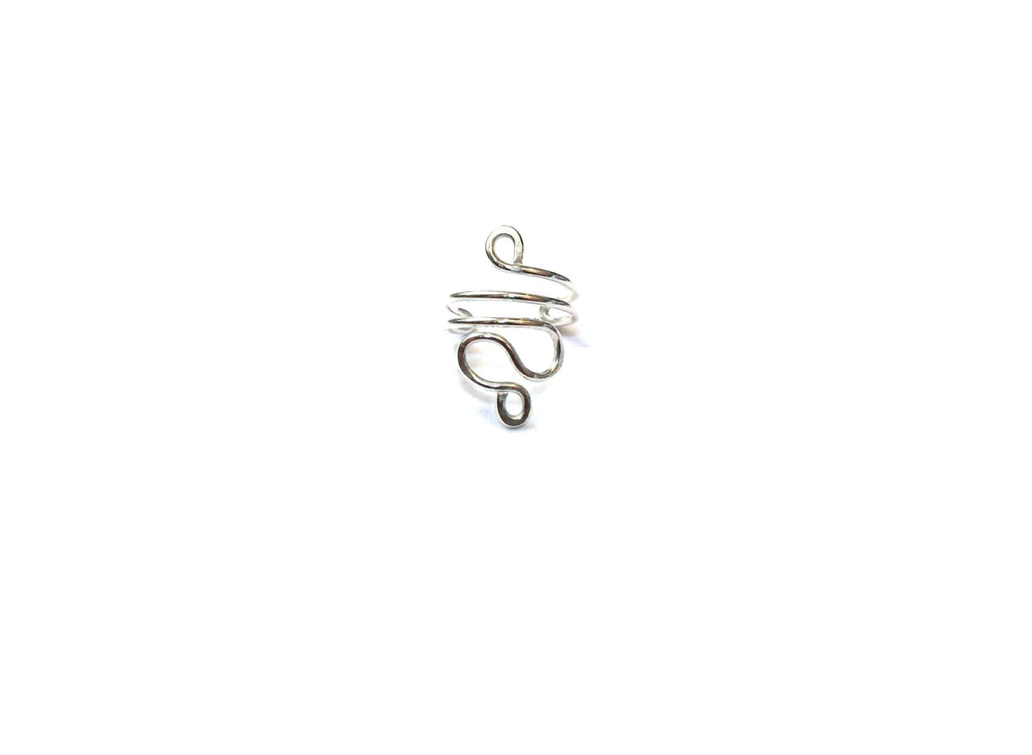 Snake Sterling Silver Ear Cuff